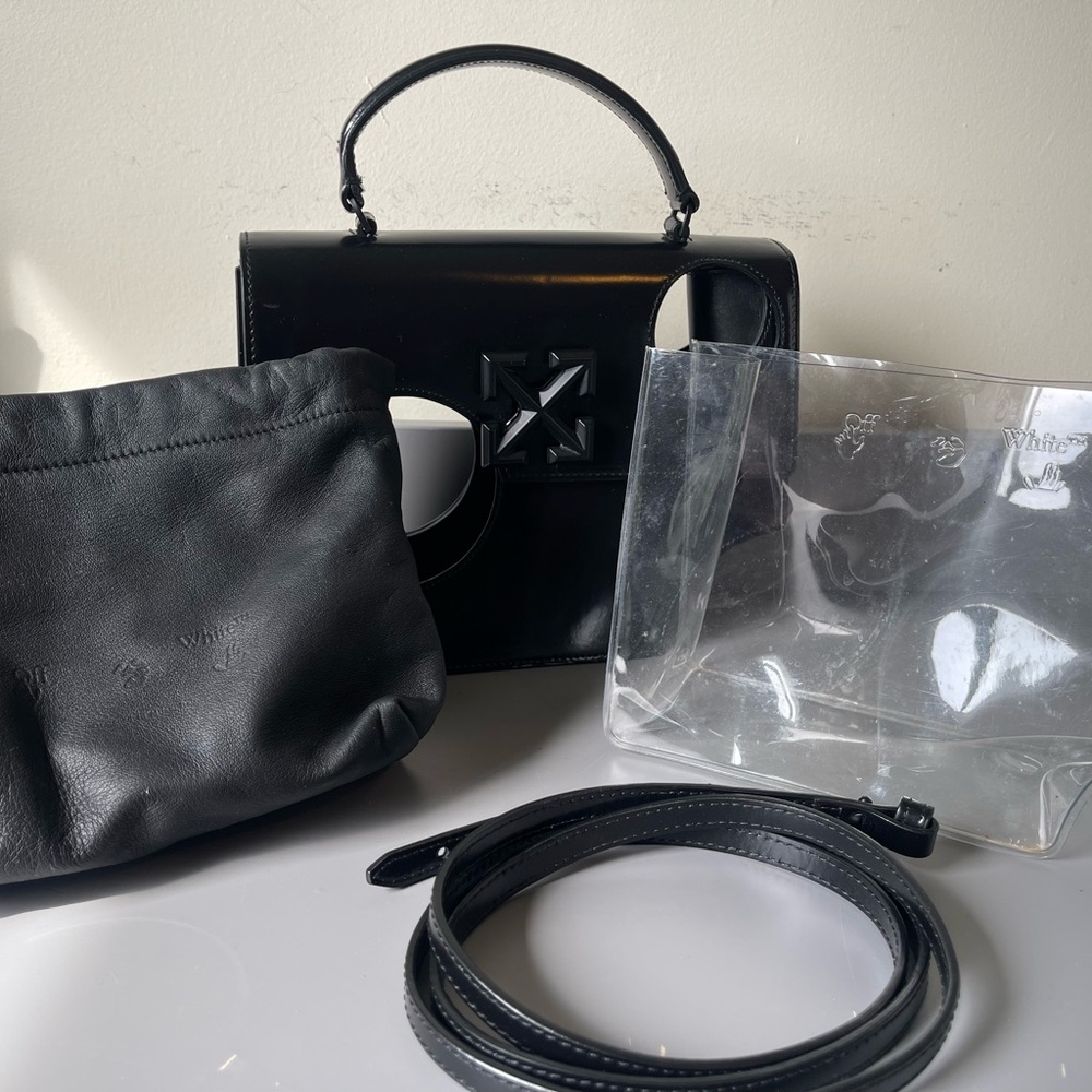 Off white Meteor Jitney Leather Bag - Picture 10 of 15